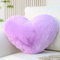Yhoelata Herzkissen, Lila Herzform Kissen Kuschelkissen, Love Zierkissen Aesthetic, Plüsch Kissen für Wohnzimmer Sofa Schlafzimmer Bett, Geschenk 38x48 cm