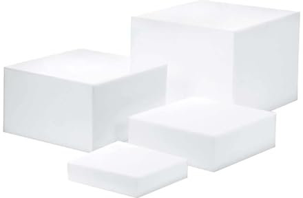 Set di 4 espositori per Tavolo da Dessert per Buffet, alzate per Cibo, per Tavolo da Buffet per Brunch