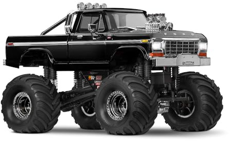 TRAXXAS TRX-4MT Ford schwarz F150 4x4 1/18 Monster-Truck RTR Brushed, mit Akku und USB Ladegerät