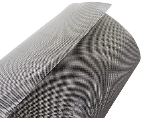 Drahtgeflecht aus Edelstahl, 40 Maschen, Fenstergitter, Belüftungsschutz, Nagetier-Insektenschutzgitter für Haus, Garten, Lüftungsziegel (Farbe: Silber, Größe: 1,2 x 4 m)