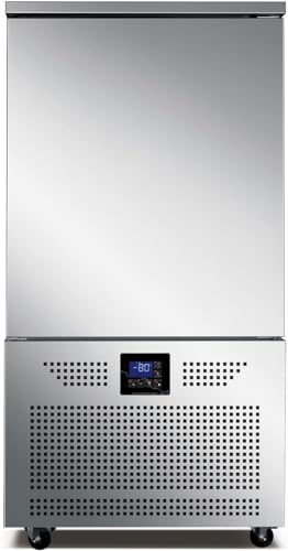 Kolice Commercial Heavy Duty 15 Trays Shock Freezing Blast Chiller & Freezer,Chest Freezer, Blast Freezer,Freezer Cabinets for Baking-Lowest temperature -112°F (-80°C), Temperature Food Probe