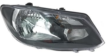EDA PREMIUM auto Scheinwerfer, Frontscheinwerfer Rechts 2K5941006C passend für VW CADDY 2013-2015 elektrisch, mit Motor, dunkel, H4, P21W, E