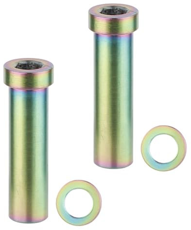 Eladcncmc 2Pcs Bicycles Brake Caliper C Clamp Fixed Nut Road Bike C Brake Pivots Nut With Washer Metal Alloy Nut Enduring