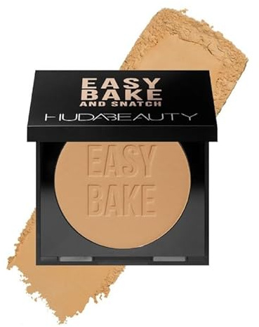 HUDA BEAUTY Original | Easy Bake And Snatch | Highlighter & Fixierpuder | 8,5 Gramm | by BELLA | Farbe (KUNAFA, 8,50 g (1er-Pack)