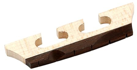 Legno Banjo Ponte Standard Ebano Banjo Ponte Quattro Corde Banjo Sostituzione Ponte Ukulele Banjo Ponte Basso Ponte