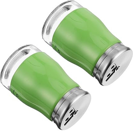 Cabilock 2 Vinagreras De Cocina Tarros De Vidrio Para Especias Salero y Pimentero