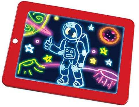 Tableau d'écriture LED, éclairage électronique, apprentissage 3D, dessin éducatif, tableau d'écriture pour enfants d'âge préscolaire