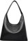 KYSUN Damen Hobo Handtasche, Schwarz, 13 Liter, Wasserresistent, PU Leder, Gewebte Tote Tasche, Topgriff und Schultertragegurt, 35x34.5x11cm