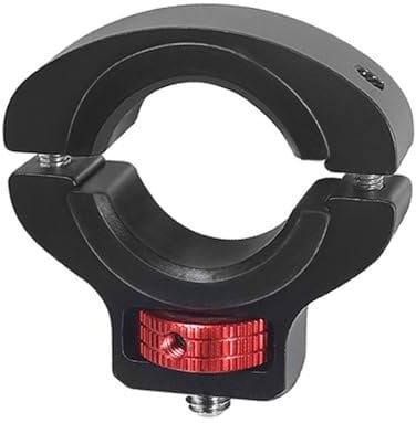 aiyraa 360° Drehbare Fahrradhalterung für Action Kameras – GoPro Fahrradhalterung mit 1/4 Zoll Gewinde zur Befestigung an Lenkern & Fahrrädern