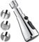 3 Function Kitchen Tap Spray Head, 360° Swivel Spout Tap Extender with Adapter Accessories Universal Sink Tap Spray Head Attachment Faucet Extension Adapter Faucet Aerator for Kitchen Sink (Silver)