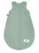 Julius Zöllner Musselin Sommerschlafsack grün, Größe 80 | aus weicher Musselin Baumwolle, sicher und schadstoffgepüft, ideal für warme Sommernächte