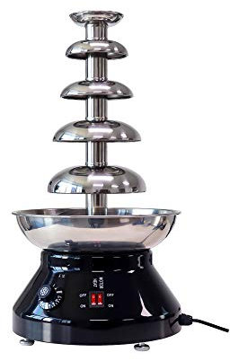 Chocolate Fondue Fountain - 5-Tier Stainless Steel Machine, 3L Capacity, Adjustable Temperature 30℃ to 110℃, Easy to Clean, Ideal for Parties and Weddings