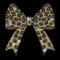 SUPERDANT Leopard Print Bow Iron On Transfers Leopard Bow Heat Transfer Stickers Iron on Patches Stickers Washable Heat Transfer Decals For Girl's T Shirts Clothing Jeans Backpacks DIY Applique Decals