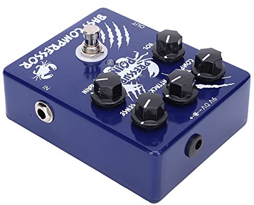 Bass Compressor -Pedal Aluminum Alloy Byy Byy Pressure Point Effect for Performance and Music Lovers