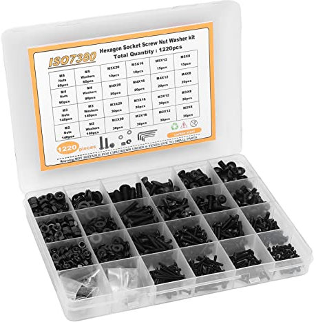 Tornillos Allen, Arandela DE Tornillo DE Hexadecimal 1220 PC TUJA TUJA NUTA Y PERNO CARBOO