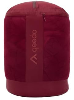 qeedo Down Cube Aufbewahrungsbeutel, Mesh Bag für Daunenschlafsäcke - passend für Zwei Schlafsäcke