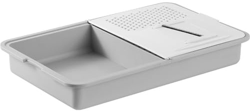 6In1 Veggie Prep Station with Cutting Board, Chopper, and Storage Container for Organized and Quick Vegetable Chopping and Slicing