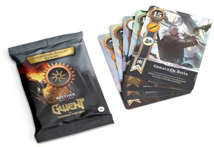 No Loading Games, Gwent Collectible Card Game, 10 Legendary Ballad Nilfgaard Cards, Alternative Artwork Pack