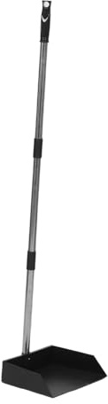 AKOOSY Pelle à Déjections avec Manche Long Ergonomique Balayette Debout Inoxydable pour Nettoyage Volaille et Jardin Pelle Ramasse Fientes Multifonctionnelle Démontable
