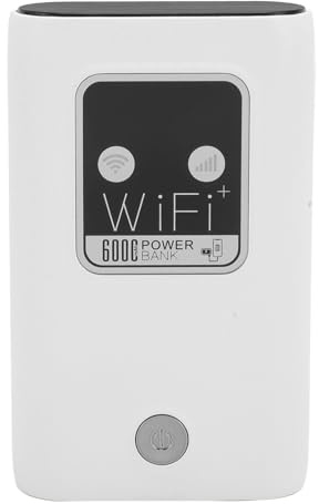 VBESTLIFE 4G LTE Mobiler WLAN-Router mit SIM-Kartensteckplatz, Entsperrtes 300-Mbit/s-Reise-Hotspot-Gerät, Tragbares Drahtloses Internetmodem, Unterstützt 10 Benutzer