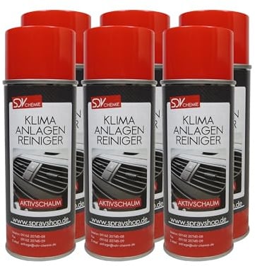 SDV Chemie Klimaanlagenreiniger Schaum Spray 6x 400ml