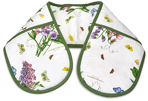 Portmeirion Home & Gifts Oven Glove, Cotton, Multi-Colour, 88 x 18 x 1 cm