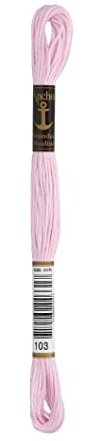 Susan Bates Strand Embroidery Floss 8.75 Yards-Plum Very Light 12 per Box