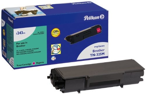 Pelikan Toner ersetzt Brother TN-325M (passend für Drucker Brother HL 4570) 1243m, Magenta, Standard