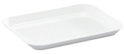 WACA 1303-710 Auslageplatte Präsentationsplatte 190 x 150 x 17 mm weiß