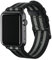 Archer Watch Straps - Premium Nylon Straps for Apple Watch (Black/Gray, Black, 40/41/42mm)