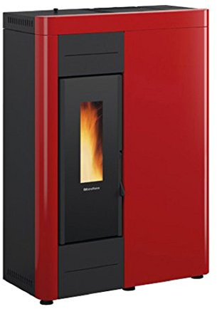 STUFA PELLET KW.15,50 VIRNA IDRO BORDEAUX NORDICA EXTRAFLAME