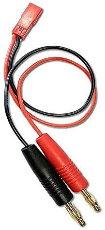 VUNIVERSUM Premium Lipo Akku Ladekabel mit JST BEC Stecker Male von 2X 4mm Bananenstecker Goldstecker 30cm 20AWG Kabel für Imax Ladegerät Modellbau