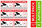 6 Video Aufkleber Videoüberwachung Videoüberwacht Sticker Hinweis Kameraüberwachung (6 Stück)