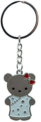 Reskey Partner Bärchen Schlüsselanhänger aus metall Bär Teddy Weiblich