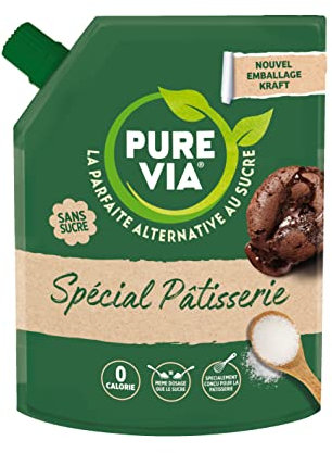 Pure Via - Spécial Pâtisserie - Alternative au sucre d’origine naturelle avec de la Gomme d'Acacia, 1 x 380 g