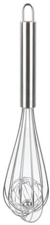 Fouet en Métal Boule Anti-Grumeaux 26cm Argent