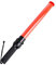 Baguette de signalisation de 54 cm - Bâton de signalisation de sécurité LED étanche rechargeable avec mode clignotant de lumière rouge, lanière de dragonne, finition orange, pour urgence de camping