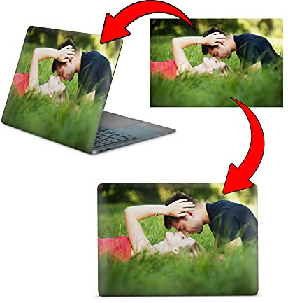 Skins4u Laptop Aufkleber individuell personalisiert mit Deinem Bild Netbook Skin bis 15.6 Zoll Schutzfolie selber gestalten im Konfigurator