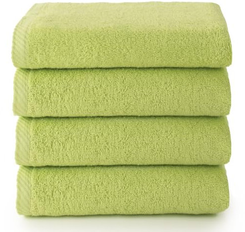 Top Towel - Plus - Toallas baño - 4 toallas de cara o bidet - 30x50 cms - Algodon 100% - Lima