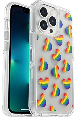 OtterBox Schutzhülle für iPhone 13 Pro (nur Symmetry Serie) – Mickey Pride, ultradünn, kompatibel mit kabellosem Laden, erhöhte Kanten schützen Kamera und Bildschirm