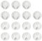 URAQT Kabelclips Kabelhalter, 15 pcs Vielzwecke Kabelführung Kabel Organizer Set für Schreibtisch, Netzkabel, USB Ladekabel, Ladegeräte, Audiokabel (Weiß)