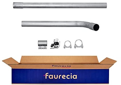 HELLA 8LA 366 003-291 Abgasrohr - Easy2Fit Kit - mitte - zweiteilig | Kompatibel mit: RENAULT GRAND SCÉNIC II, MEGANE II, MEGANE II Coupé-Cabriolet, MEGANE II Hatchback Van