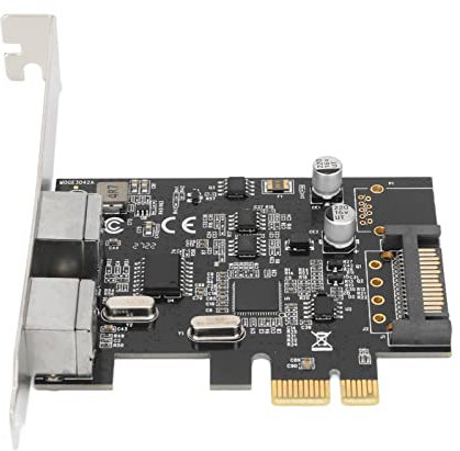 Elprico PS2-Erweiterungskarte, PCIE 2 PS2-Terminalschnittstellen SATA-Stromschnittstelle PCIE Dual Port PS2-Erweiterungskarte