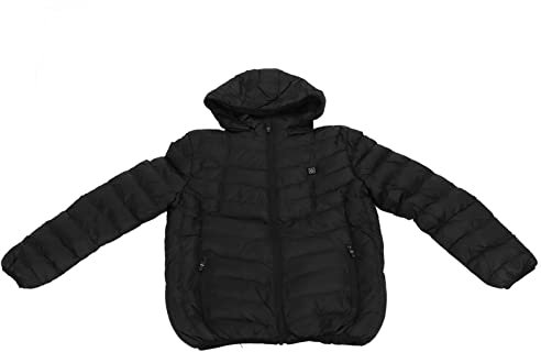 Thermojacke, Elektroheizmantel Leicht Zu Reinigen Bequeme Kapuze für Angeln (L)