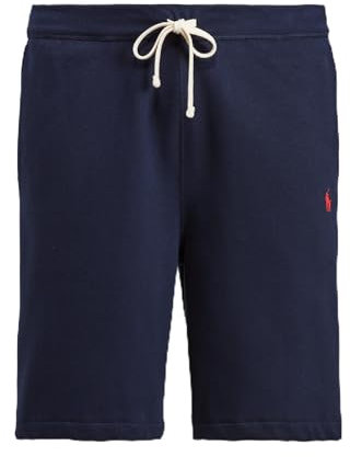 POLO RALPH LAUREN Herren-Fleece-Shorts mit Kordelzug an der Taille, Marineblau, Mittel