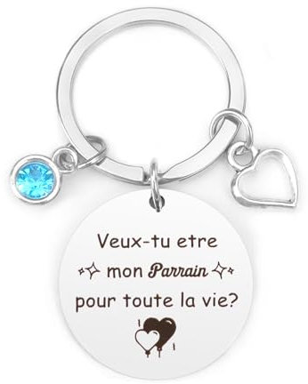 Yetuab Cadeau Parrain Noel, Cadeau Parrain, Parrain Cadeau Original, Cadeau Pour Parrain-Veux-tu Etre Mon Parrain Pour Toute La Vie