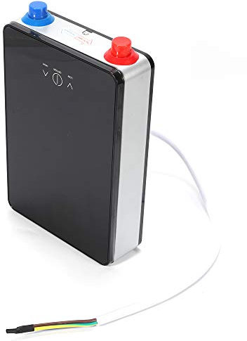 Begoniape Durchlauferhitzer, 6500W 30-55°C Elektronischer Warmwasserbereiter, Vertikal Edelstahl Heiztasse Wasserdicht Durchlauferhitzer Dusche Duschdüse