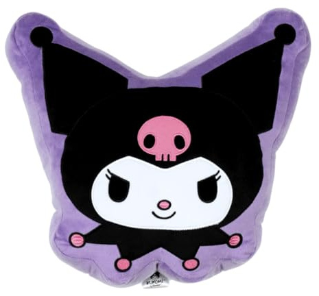 Franco Hello Kitty & Friends Bedding - Cuscino decorativo in peluche super morbido, Kuromi