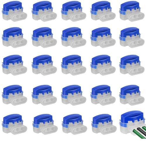 Mähroboter Kabelverbinder, 20 Stück Rasenroboter Kabelverbinder, Anschlussklemmen Kabelklemmen, Kabelverbinder für mähroboter, für Rasenroboter Kabel, Kabelklemmem