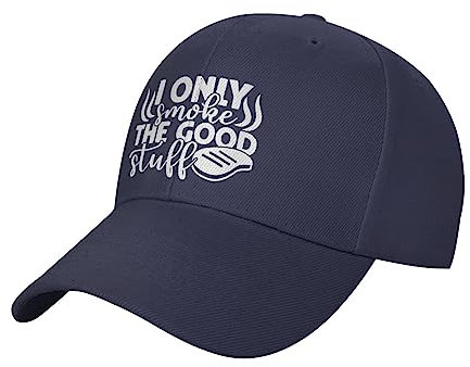 KWQDOZF I OnlyThe Good Stuff Meat Tasting BBQ Hat Outdoor Baseball Cap Sandwich Cap Truck Driver Cap Schirmmütze